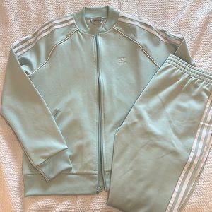 Adidas Track Suit Size: M Color: Mint Green